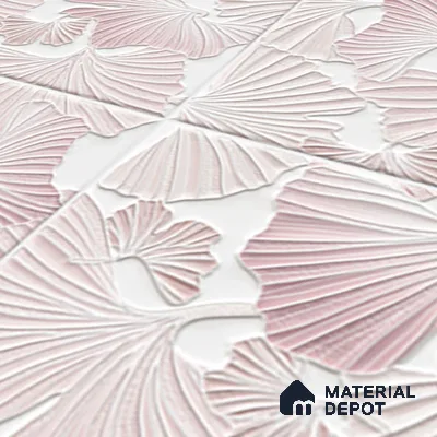 Floral Wall Tile TL 07244 C Florina 4002 Granula 1 ft x 1 ft Ceramic Matte Finish - 9 mm  | 2 mm Spacer is Mandatory | Please Expect a Slight Variation of Pattern (Sample)
